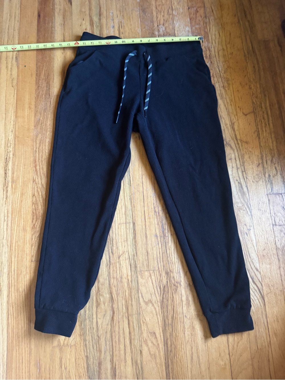 Marc New York Black Jogger Sweatpants with Drawstring
